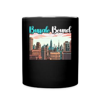 Buffalo City, New York, États-Unis, États-Unis, États-Unis - Mug uni - noir - Devant