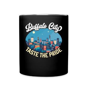Buffalo City, New York, États-Unis, États-Unis, États-Unis - Mug uni - noir - Devant
