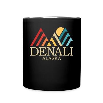 Denali Nationalpark Denali Alaska Denali - Tasse einfarbig - Schwarz - Vorne