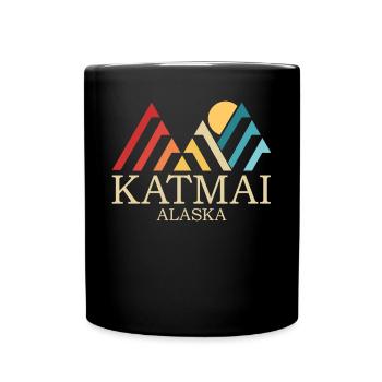 Katmai Nationalpark Katmai Alaska Katmai - Tasse einfarbig - Schwarz - Vorne