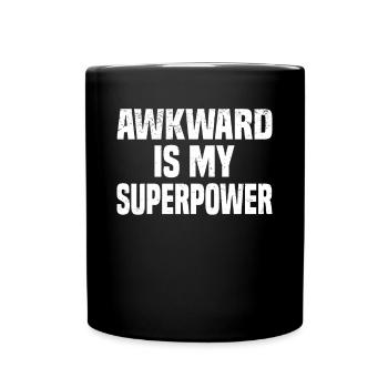 Misanthrope Antisocial Introvert - Full Colour Mug - black - Front