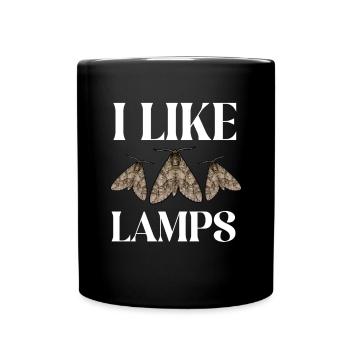 Moths Insect Collector Entomologist - Full Colour Mug - black - Front