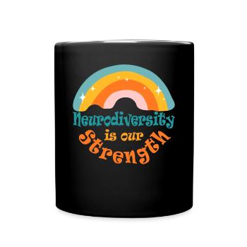 Mariage neurodivers, autisme, bipolaire, acceptation - Mug uni - noir - Devant