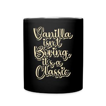 Vanilla Girl Femme Traditionnelle Fière Tradwife - Mug uni - noir - Devant