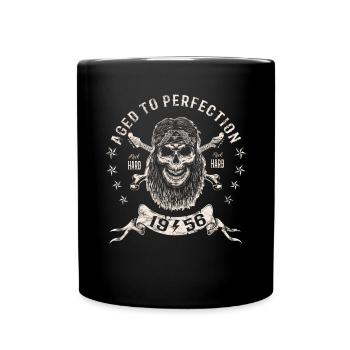 1956 Birthday Aged to perfection Rock Hard - Full Colour Mug - black - Front