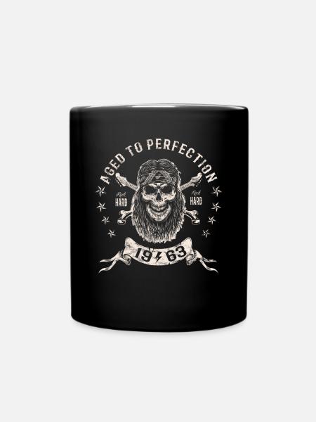 1963 Anniversaire Vieilli à la perfection Rock Hard - Mug uni - noir