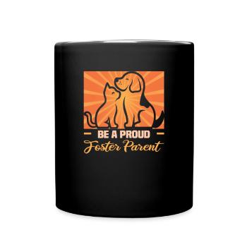 Hunderettungs Designs Für Tierrechtsaktivisten - Tasse einfarbig - Schwarz - Vorne