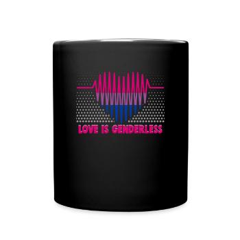 Bisexell Transgender Pride Day LGBT - Tasse einfarbig - Schwarz - Vorne