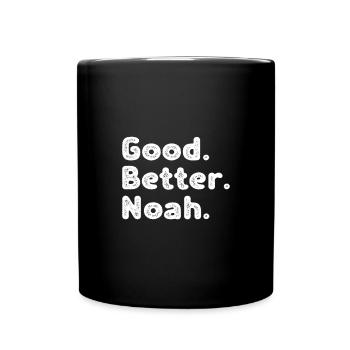 Good better Noah - Tasse einfarbig - Schwarz - Vorne