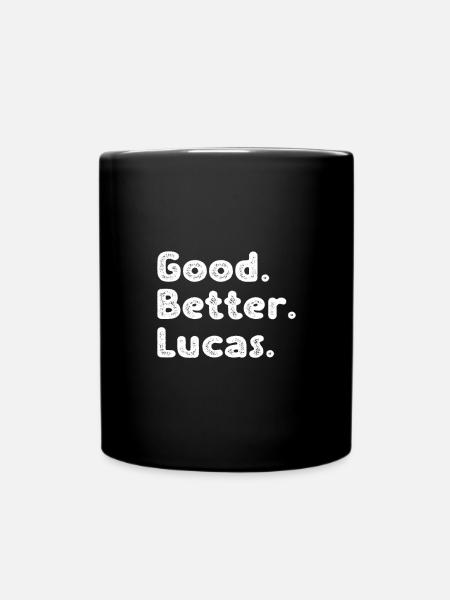 Good better Lucas - Tasse einfarbig - Schwarz
