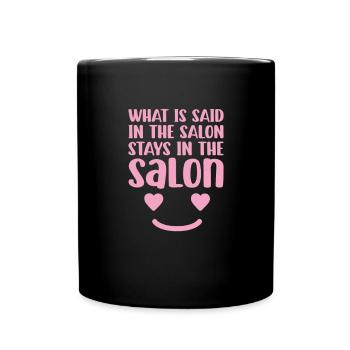 Kosmetikerin Kosmetik Make-up Geschenk - Tasse einfarbig - Schwarz - Vorne