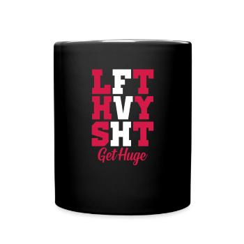 Bodybuilder Body Building Fitness Gym Gift - Full Colour Mug - black - Front
