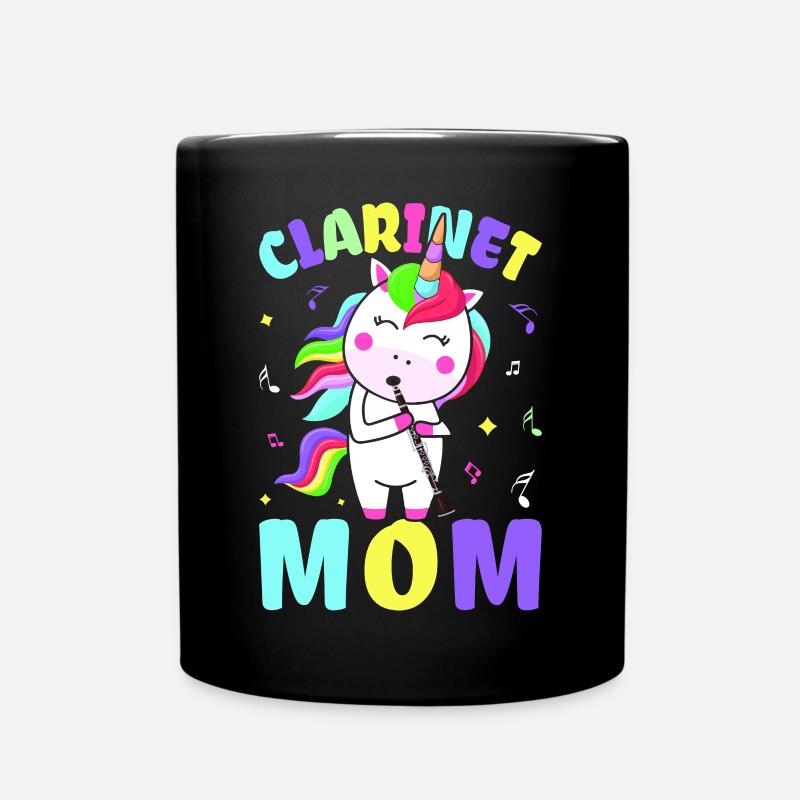 Klarinettistin Klarinettist - Tasse einfarbig - Schwarz