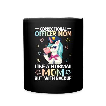 Female Law Enforcement Agencies - Full Colour Mug - black - Front
