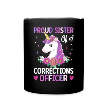 Corrections officer - Full Colour Mug - black - Front