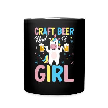 Brasserie artisanale Girl Home Brewery - Mug uni - noir - Devant