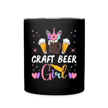 Brasserie - Mug uni - noir - Devant