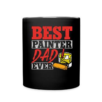 House Painter Decorator Dad Best - Full Colour Mug - black - Front