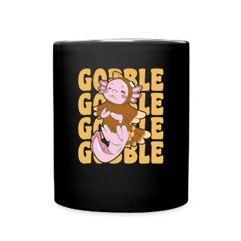 Thansgiving pèlerin Gobble reconnaissant reconnaissant reconnaissant - Mug uni - noir - Devant