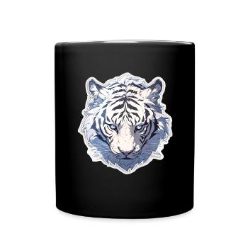 Tiger Wildcat Tiger Baby Baby Tiger Africa - Mug uni - noir - Devant