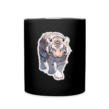 Tiger Wildcat Tiger Baby Baby Tiger Africa - Mug uni - noir - Devant