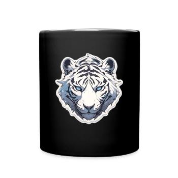 Tiger Wildcat Tiger Baby Baby Tiger Africa - Mug uni - noir - Devant