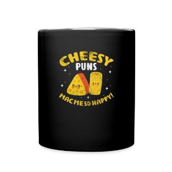 Cheese - Full Colour Mug - black - Front
