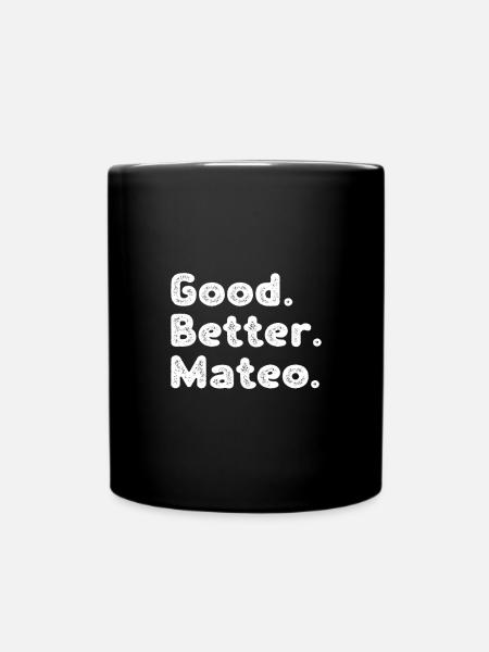 Good better Mateo - Tasse einfarbig - Schwarz
