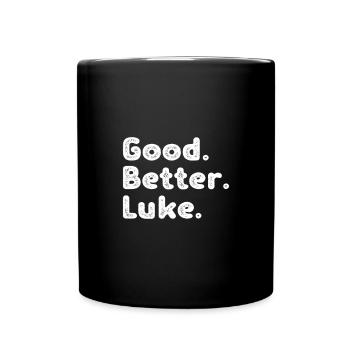 Good better Luke - Tasse einfarbig - Schwarz - Vorne