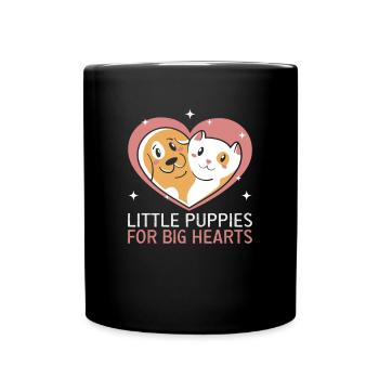 Hunderettungs Designs Für Tierrechtsaktivisten - Tasse einfarbig - Schwarz - Vorne