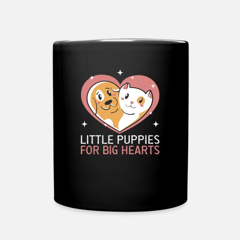 Hunderettungs Designs Für Tierrechtsaktivisten - Tasse einfarbig - Schwarz