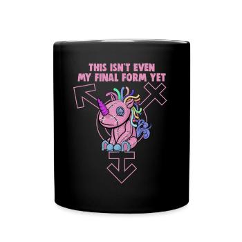 Bisexuell Transgender Pride Day LGBT - Tasse einfarbig - Schwarz - Vorne