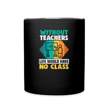 Bester Lehrer Rente Geschenkidee Schüler - Tasse einfarbig - Schwarz - Vorne