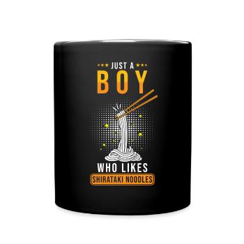 Nouilles Shiritaki - Mug uni - noir - Devant