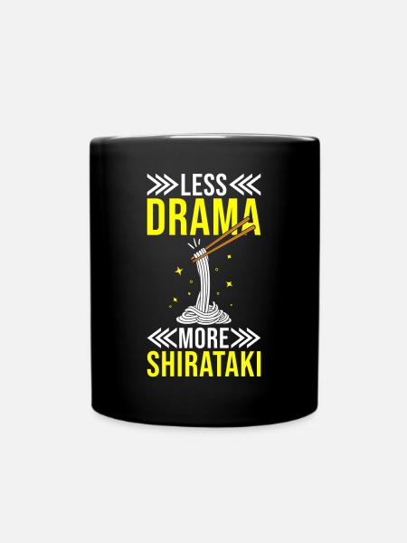 Shiritaki Nudeln - Tasse einfarbig - Schwarz
