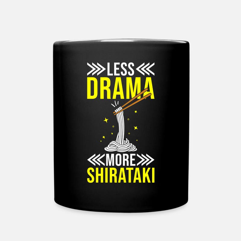 Shiritaki Nudeln - Tasse einfarbig - Schwarz