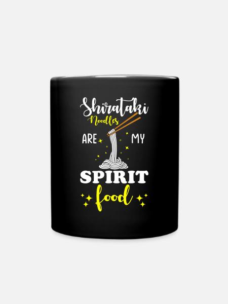 Shiritaki Nudeln - Tasse einfarbig - Schwarz