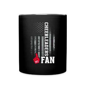 Cheer Papa Pom-pom girl Papa - Mug uni - noir - Devant