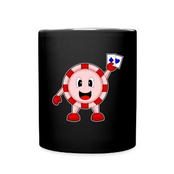 Poker Poker Jetons Cartes de poker - Mug uni - noir - Devant