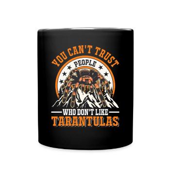 Tarantula Pet Spider Tarantula - Full Colour Mug - black - Front