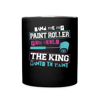 Peintre en bâtiment décorateur me remettre mon - Mug uni - noir - Devant