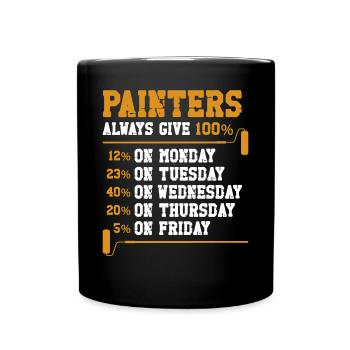 House Painter Decorator Painters - Full Colour Mug - black - Front