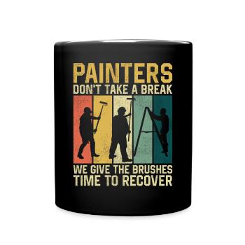 House Painter Decorator Retro - Full Colour Mug - black - Front