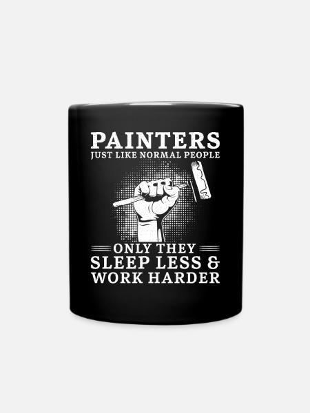 Peintre en bâtiment Peintres décorateurs - Mug uni - noir