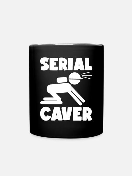 Höhlenhöhlen Höhlen Höhlenforschung - Tasse einfarbig - Schwarz