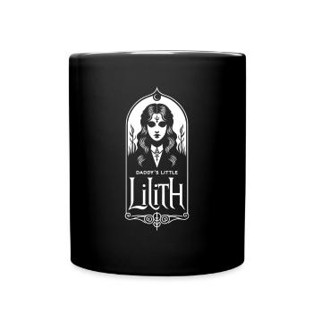Lilith, Demon, Gothic, Mythology, Folklore, - Full Colour Mug - black - Front
