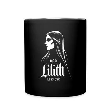 Lilith, Demon, Gothic, Mythology, Folklore, - Full Colour Mug - black - Front