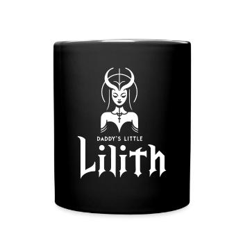 Lilith, Demon, Gothic, Mythology, Folklore, - Full Colour Mug - black - Front