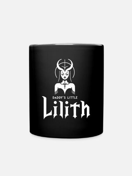 Lilith, Dämon, Gothic, Mythologie, Folklore, - Tasse einfarbig - Schwarz