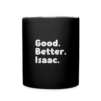 Good better Isaac - Full Colour Mug - black - Front